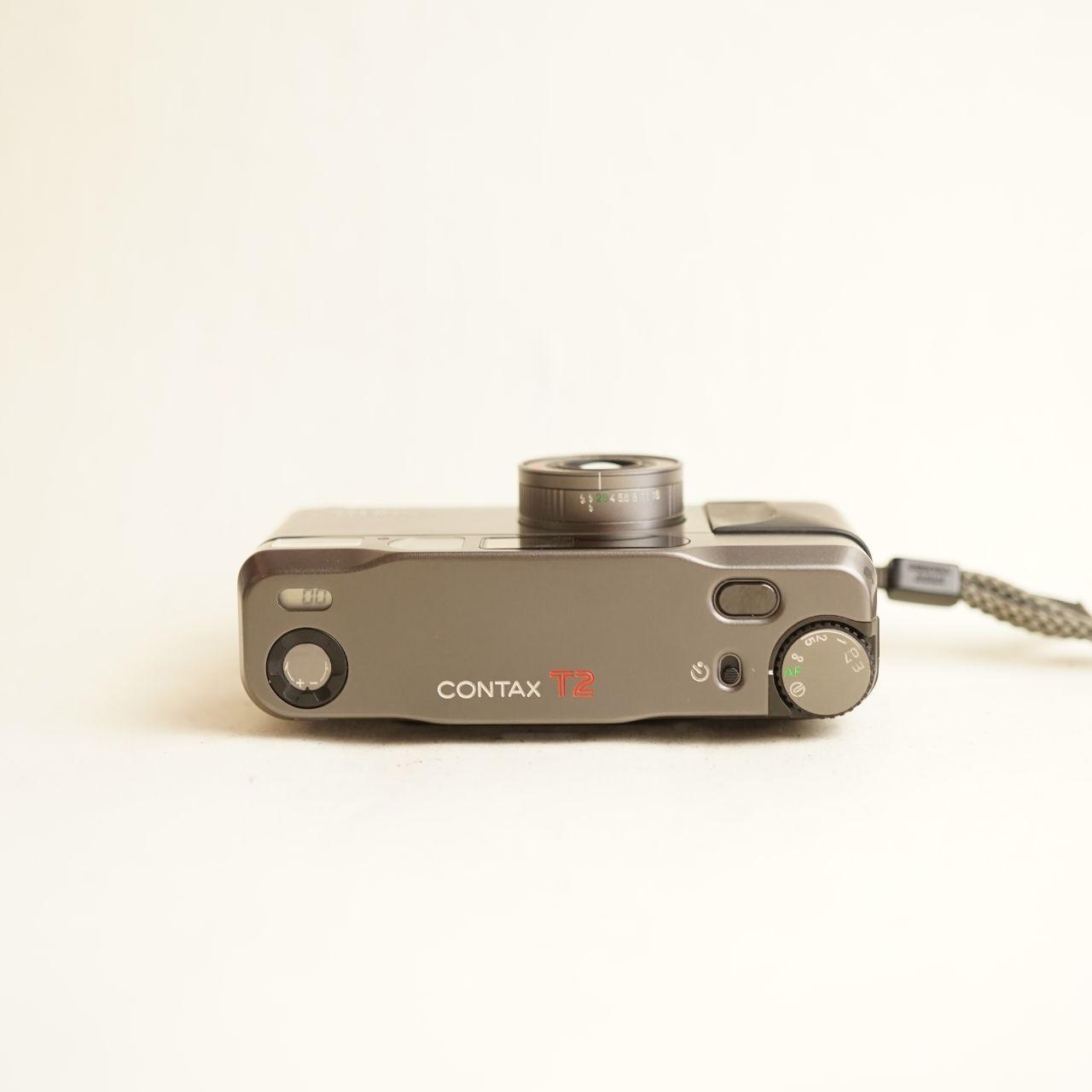 Contax T2 Film Camera | 35mm Point & Shoot | Tested & Working | Grey