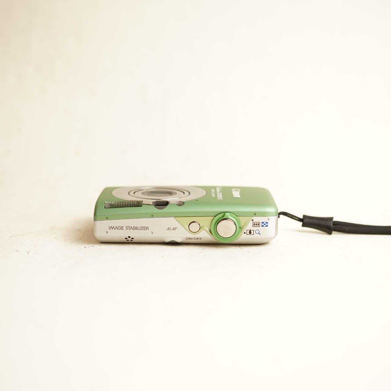 Canon PowerShot SD1200 IS Digital Camera | 10MP | Tested & Working | Green