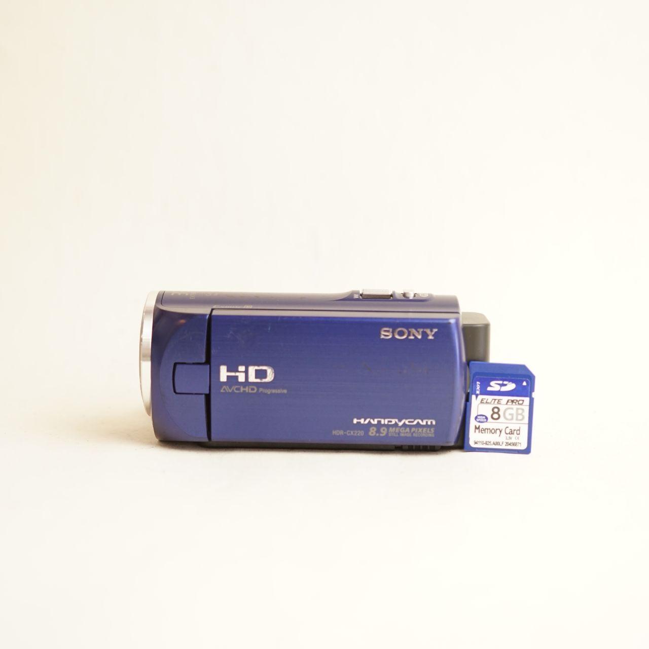 Sony Handycam HDR-CX220 Digital Camcorder | Full HD | Tested & Working | Blue