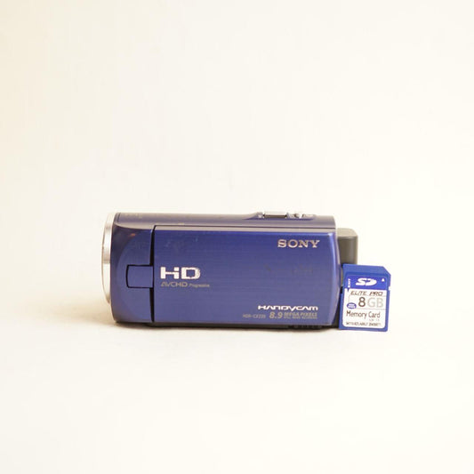 Sony Handycam HDR-CX220 Digital Camcorder | Full HD | Tested & Working | Blue