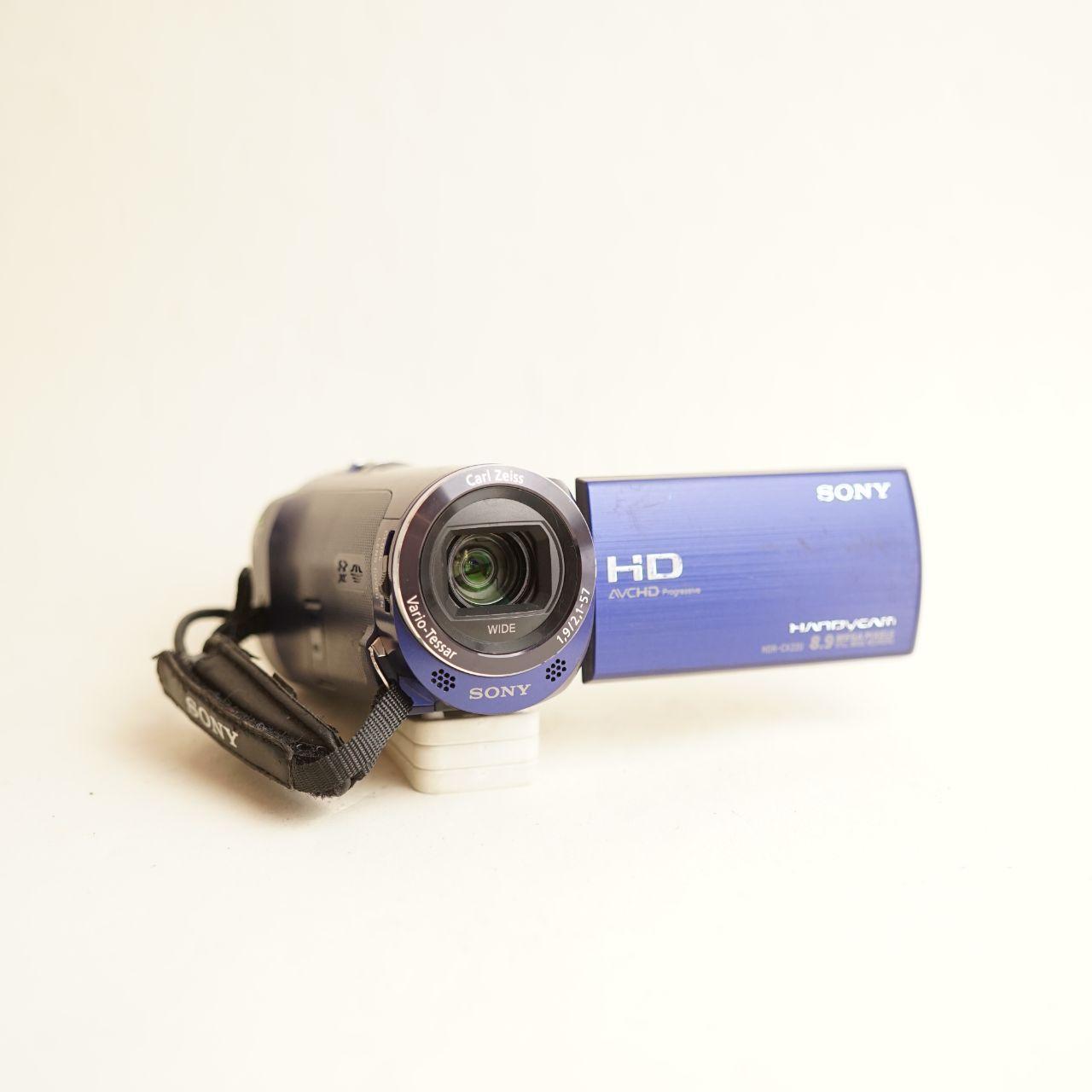 Sony Handycam HDR-CX220 Digital Camcorder | Full HD | Tested & Working | Blue