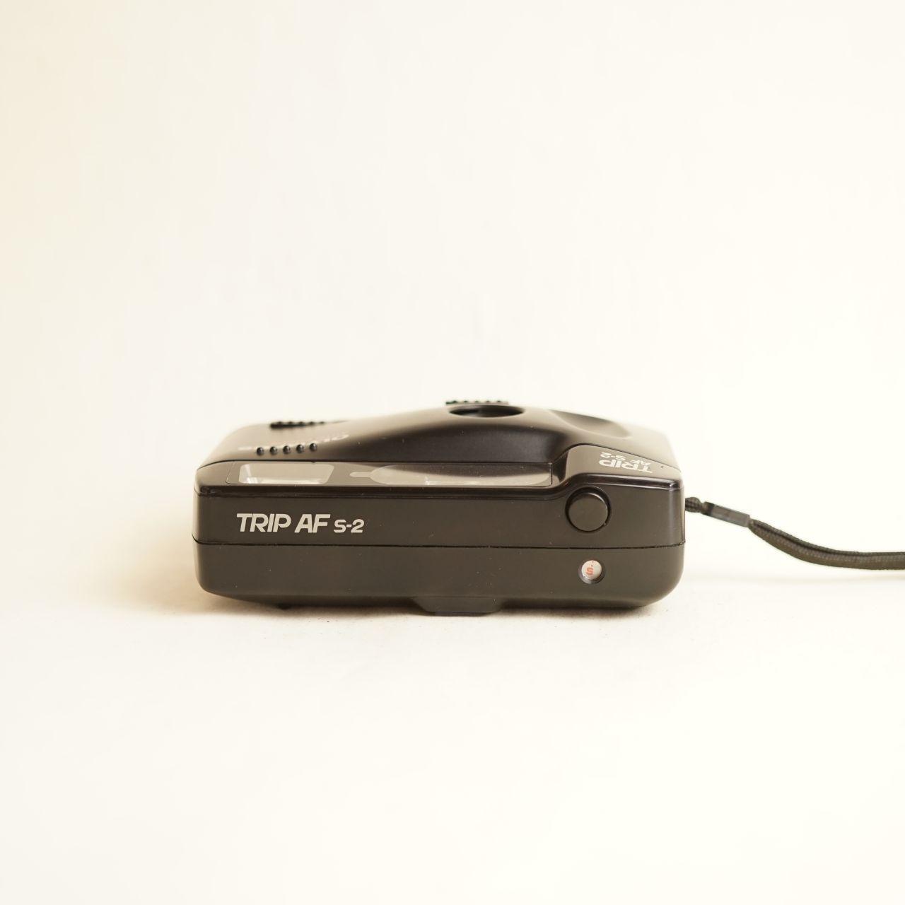 Olympus Trip AF S-2 Film Camera | 35mm Point & Shoot | Tested & Working | Black