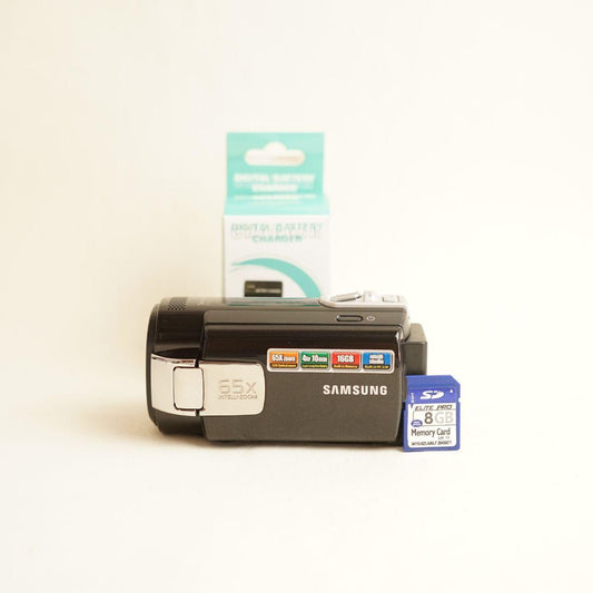 Samsung SMX-F44BN Digital Camcorder | 52x Optical Zoom | Tested & Working | Black