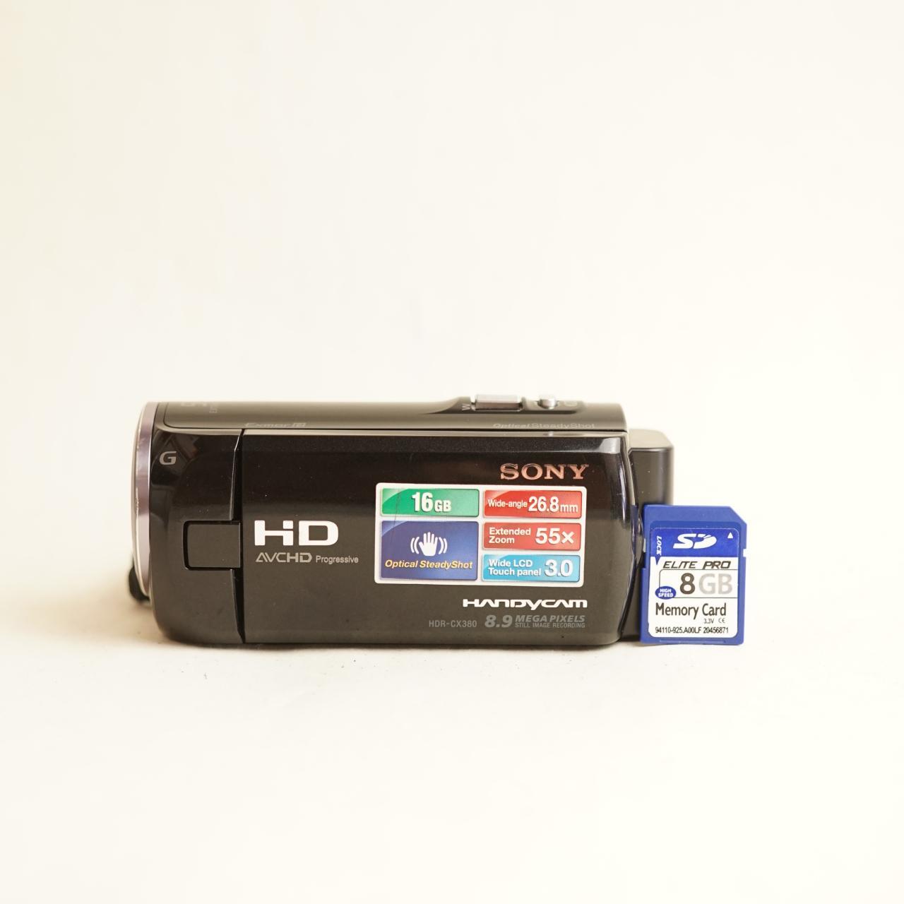 Sony Handycam HDR-CX380 Digital Camcorder | Full HD | Tested & Working | Black