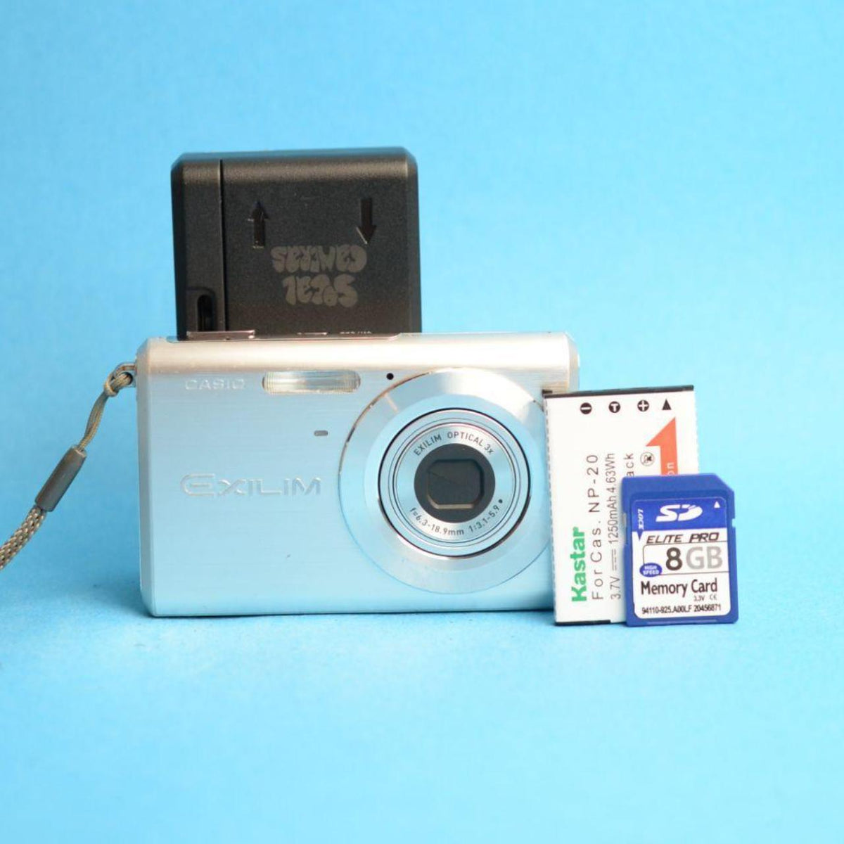 Casio Exilim EX-Z60 Digital Camera | 6.0MP | Tested & Working | Silver