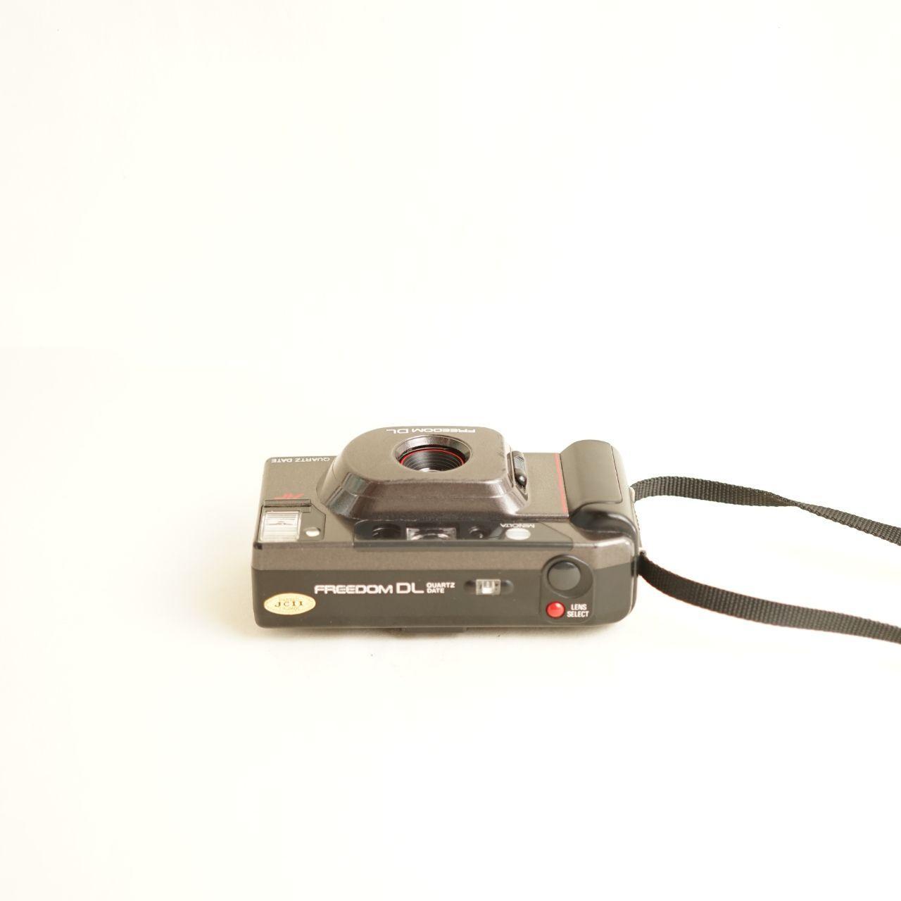 Minolta Freedom DL Film Camera | 35mm Point & Shoot | Tested & Working | Grey