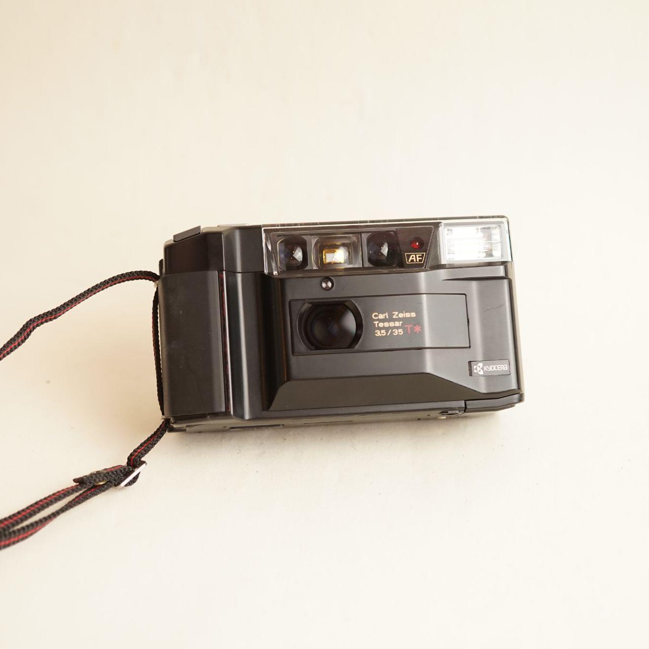 Yashica T2 D Film Camera | 35mm Point & Shoot | Tested & Working | Black
