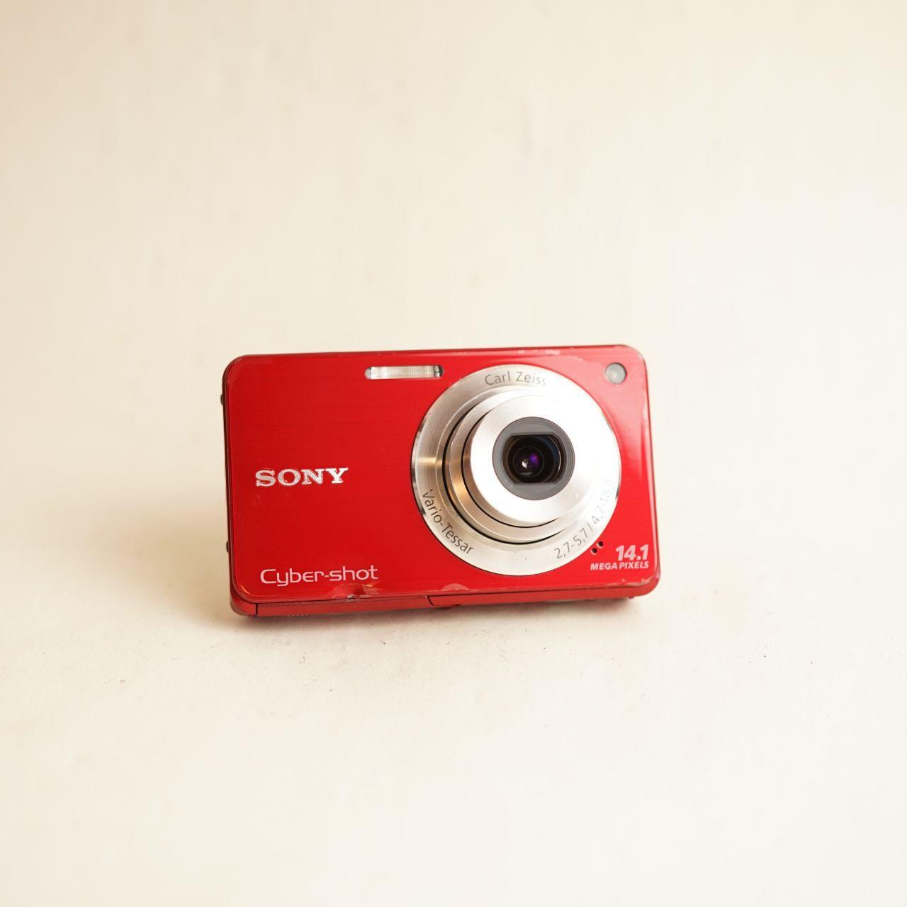 Sony Cyber-shot DSC-W560 Digital Camera | 14.1MP | Read Description | Red