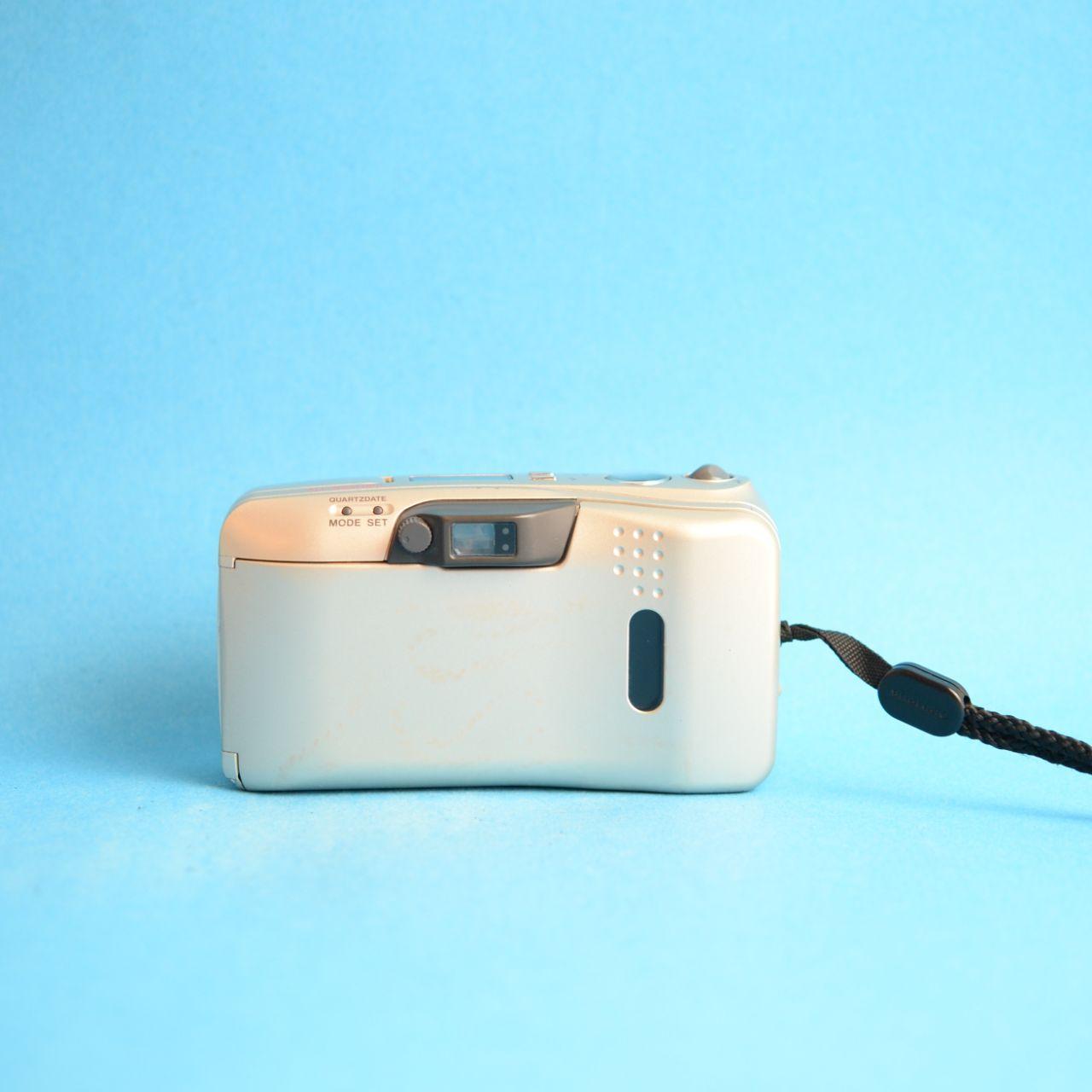 Olympus Infinity Stylus Zoom 140 35mm Film Camera | Point & Shoot | Tested & Working | Gold