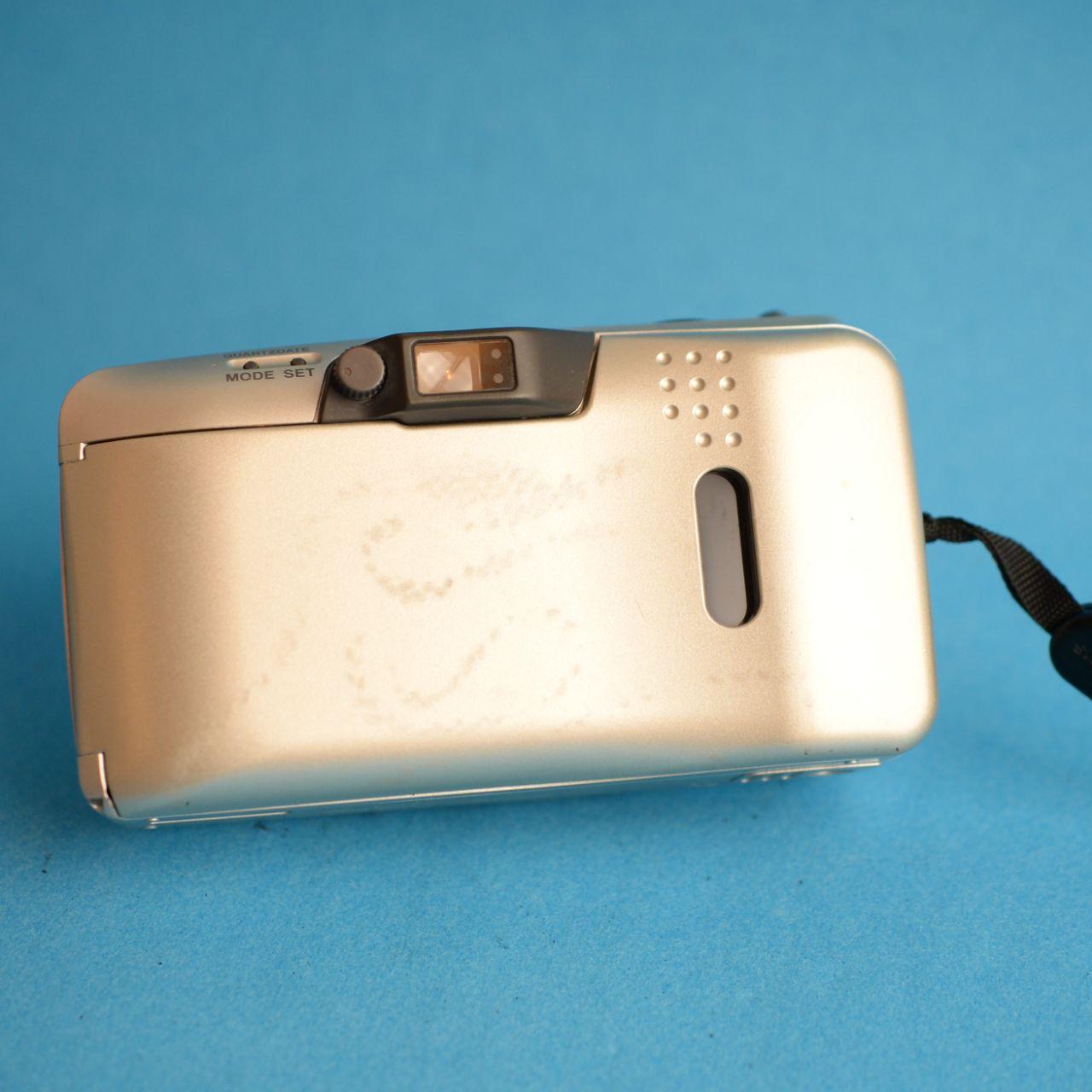 Olympus Infinity Stylus Zoom 140 35mm Film Camera | Point & Shoot | Tested & Working | Gold