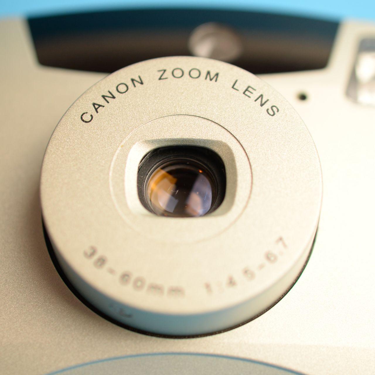 Canon Sure Shot 60 Zoom Film Camera | 35mm Point & Shoot | Read Description | Tan