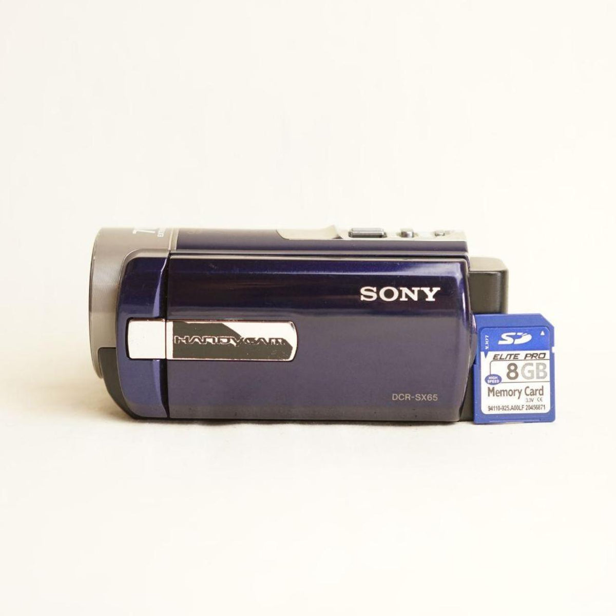 Sony Handycam DCR-SX65 Digital Camcorder | Navy | Tested & Working