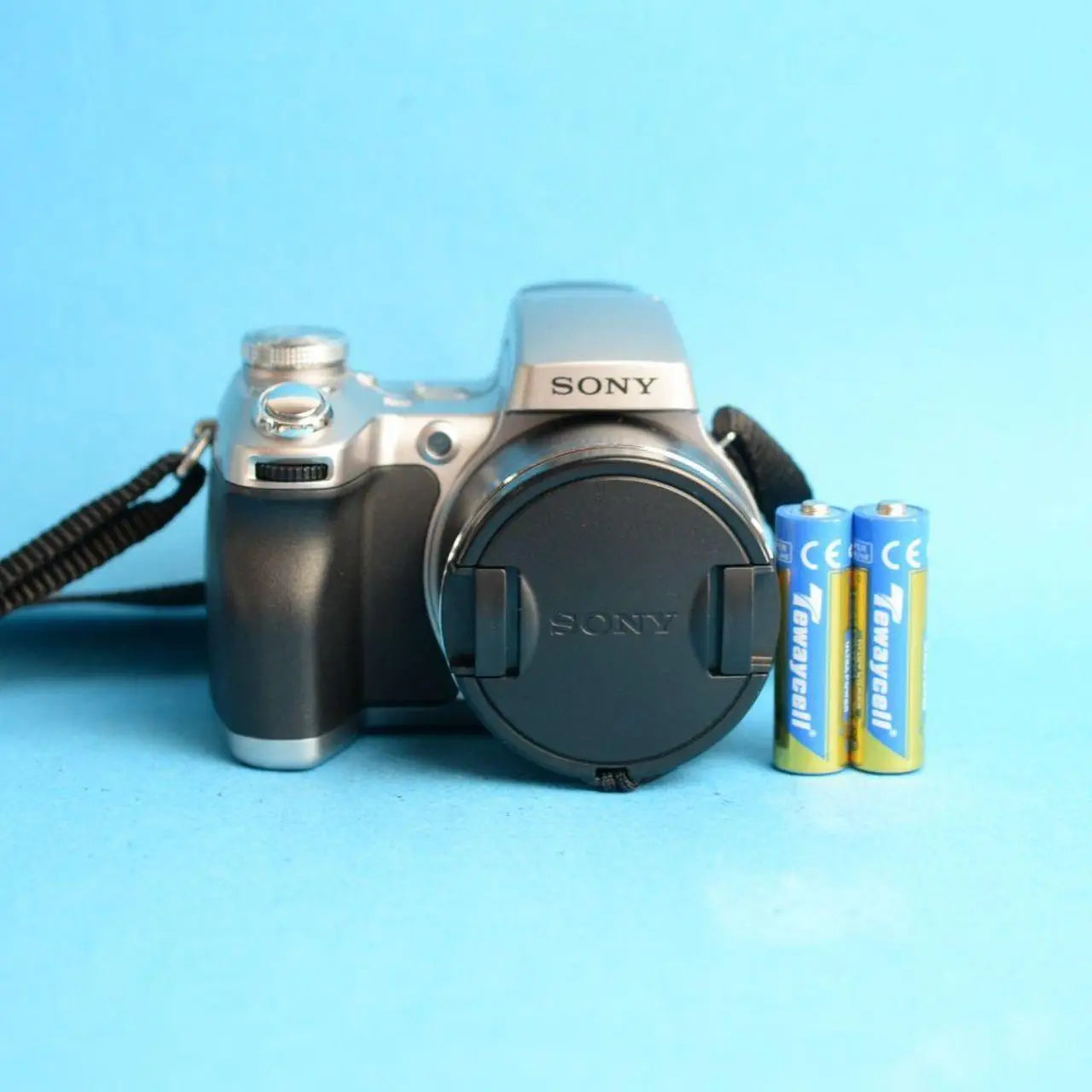 Sony Cyber-shot DSC-H1 Digital Camera | 5.1MP | Tested & Working | Silver