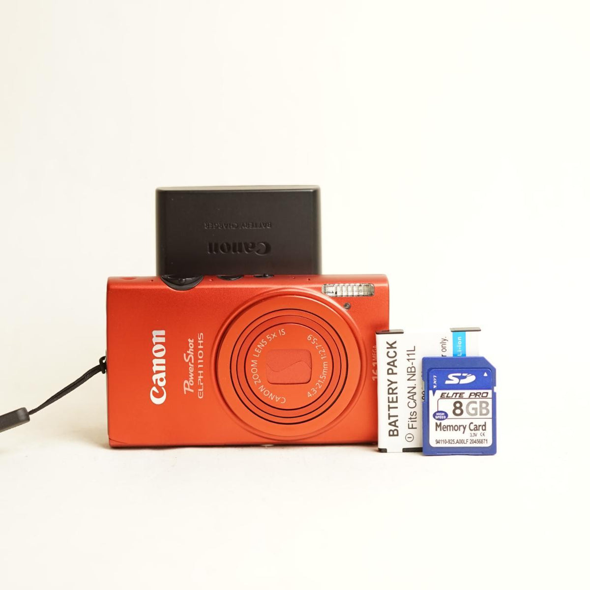 Canon PowerShot ELPH 110 HS Digital Camera | 16.1MP | Read Description | Red