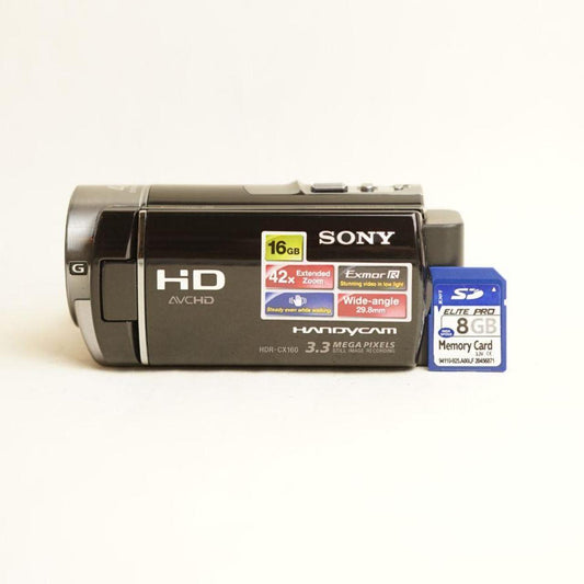 Sony Handycam HDR-CX160 Digital Camcorder | Full HD | Tested & Working | Black