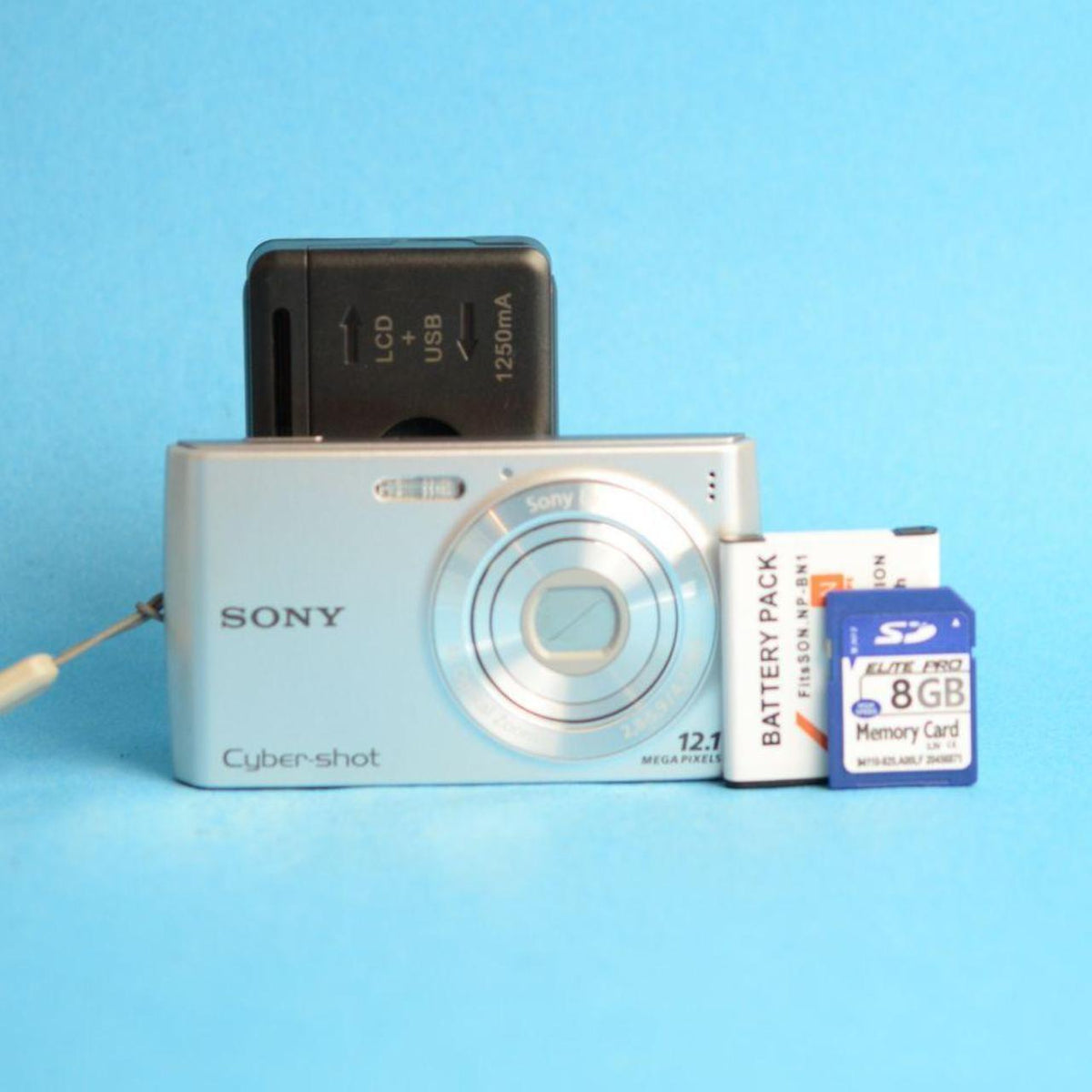 Sony Cyber-shot DSC-W510 Digital Camera | 12.1MP | Tested & Working | Silver