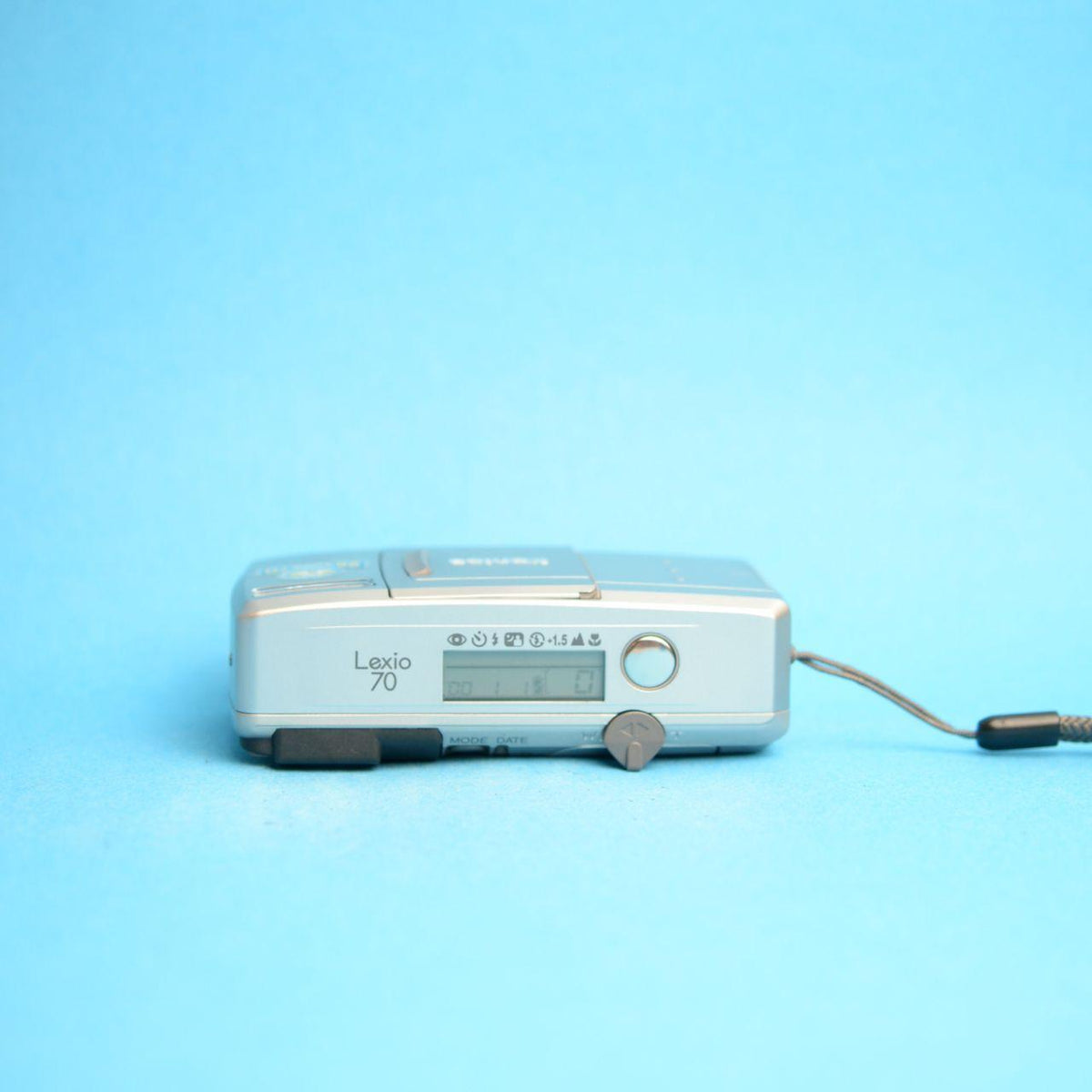Konica Lexio 70 Film Camera | 35mm Point & Shoot | Tested & Working | Silver