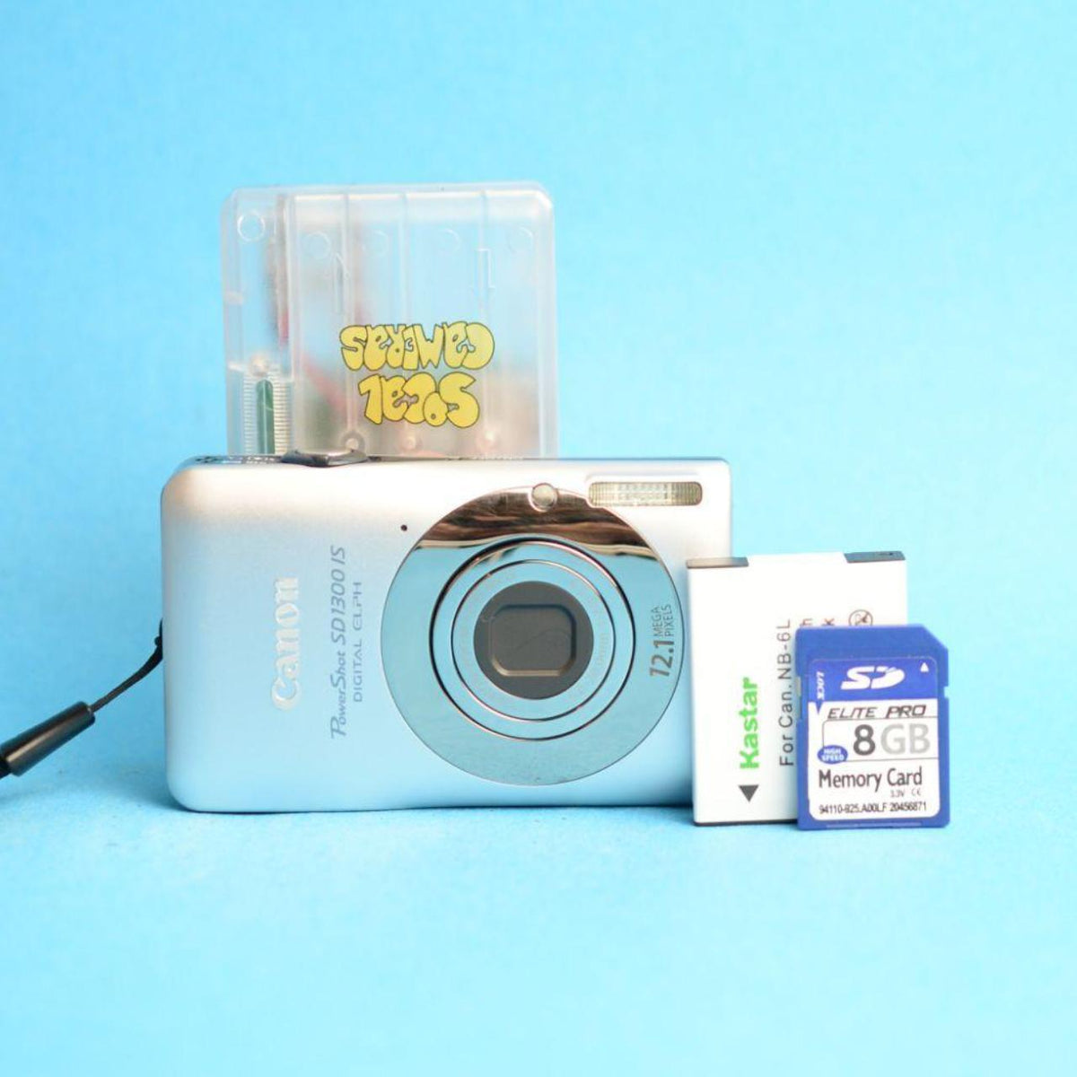 Canon PowerShot SD1300 IS Digital Camera | 12.1MP | Read Description | Silver