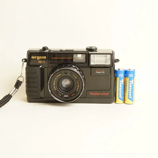 Argus MD-5 Film Camera | 35mm Point & Shoot | Tested & Working | Black