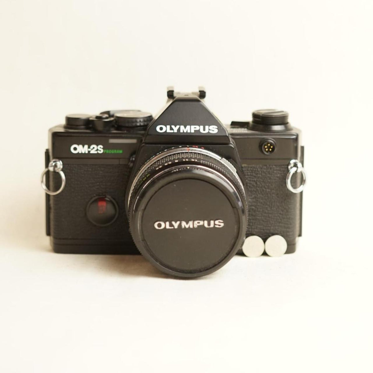 Olympus OM-2S Film Camera + Olympus OM-System 28mm f/3.5 Lens | 35mm SLR | Tested & Working | Silver & Black