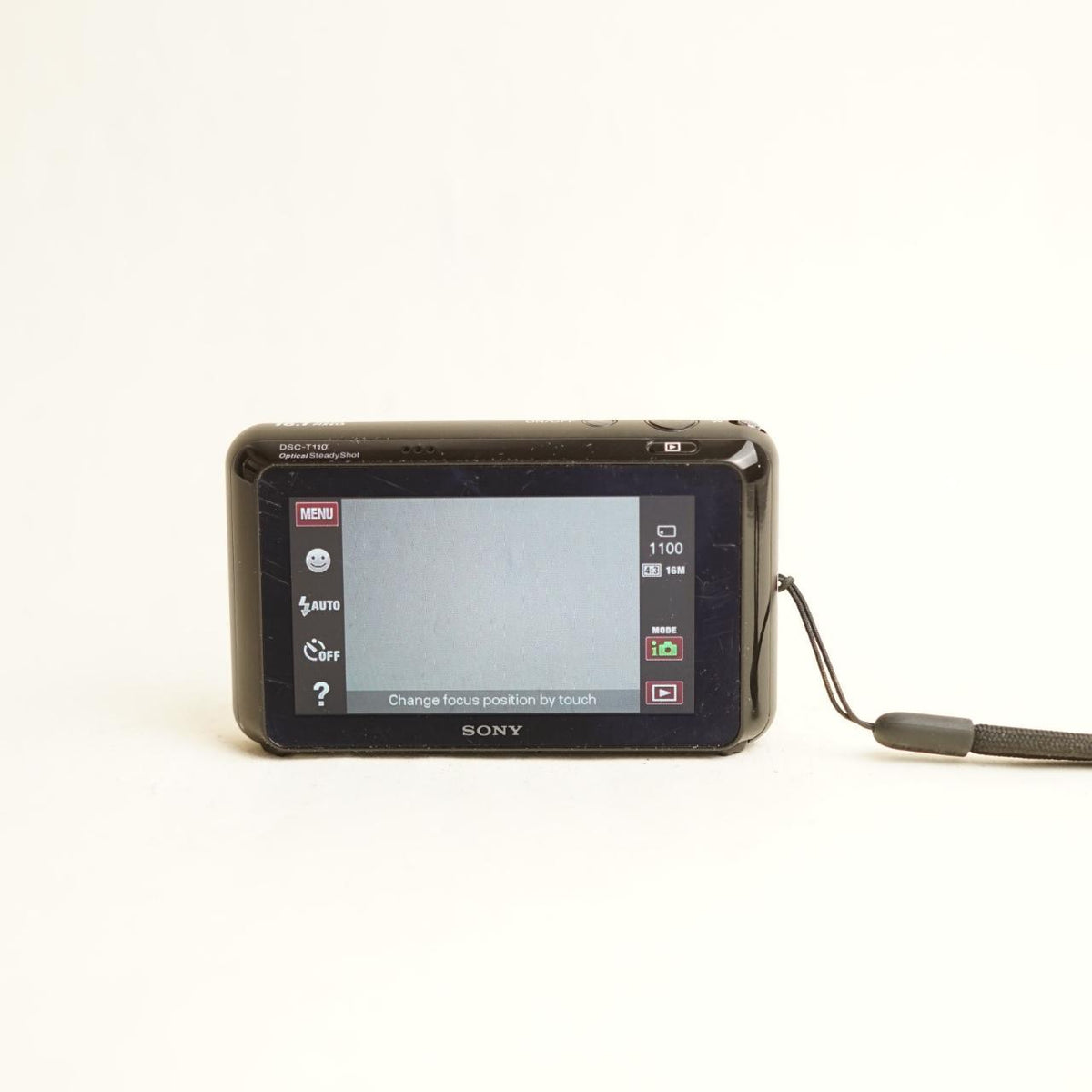 Sony Cyber-shot DSC-T110 Digital Camera | 16.1MP | Tested & Working | Black
