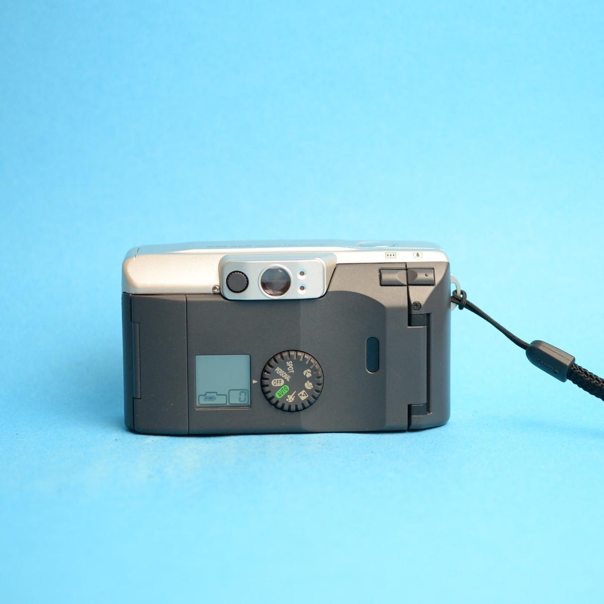 Canon Sure Shot Classic 120 Film Camera | 35mm Point & Shoot | Tested & Working | Silver & Black