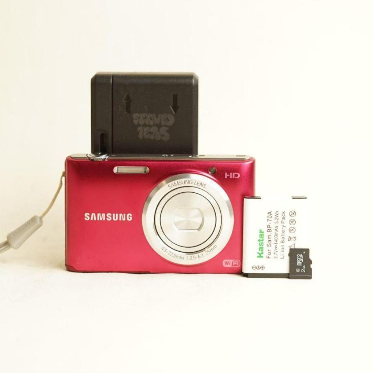 Samsung ST150F Digital Camera | 16.2MP | Tested & Working | Red
