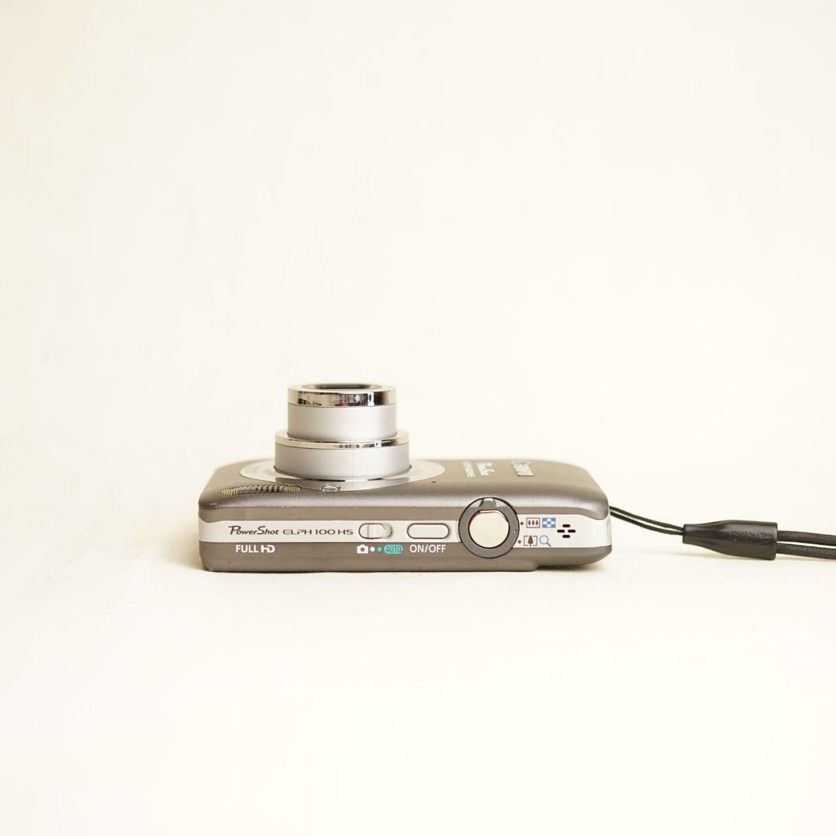 Canon PowerShot ELPH 100 HS Digital Camera | 12.1MP | Tested & Working | Grey