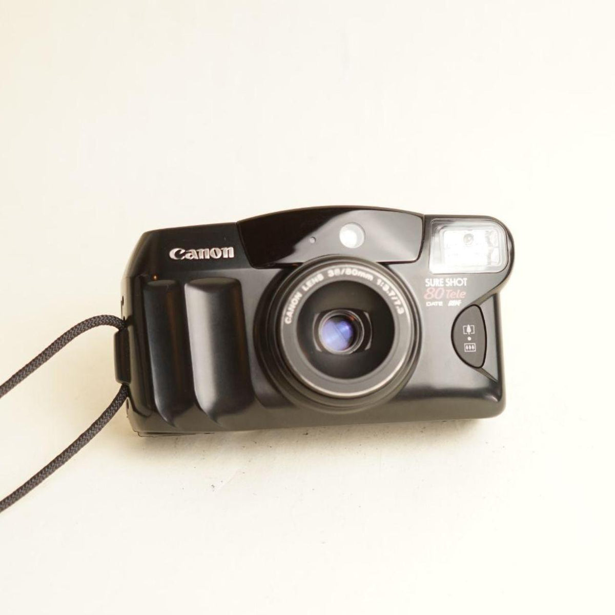 Canon Sure Shot 80 Tele Date Film Camera | 35mm Point & Shoot | Tested & Working
