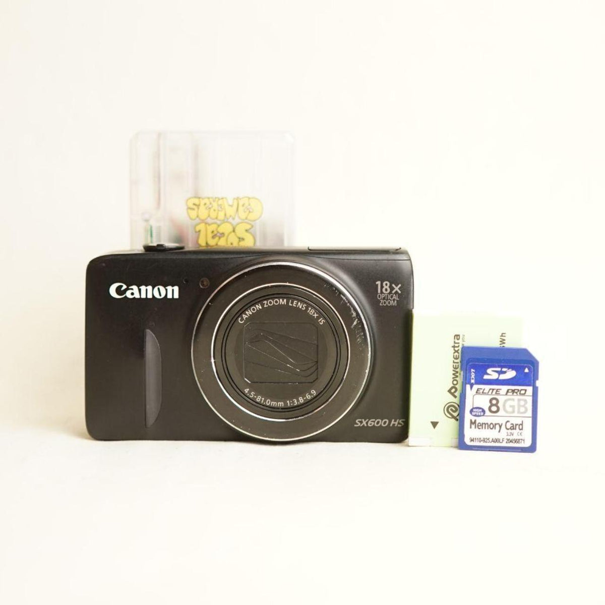 Canon PowerShot SX600 HS Digital Camera | 16MP | 18x Zoom | Read Description | Black
