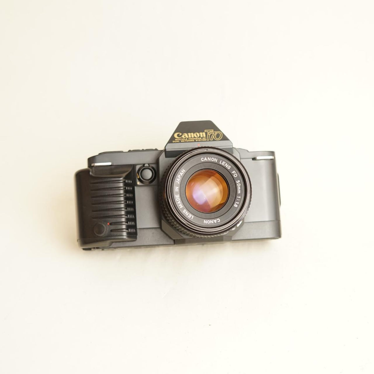 Canon T70 Film Camera | 35mm SLR | Tested & Working | Black | FD 50mm f/1.8 Lens