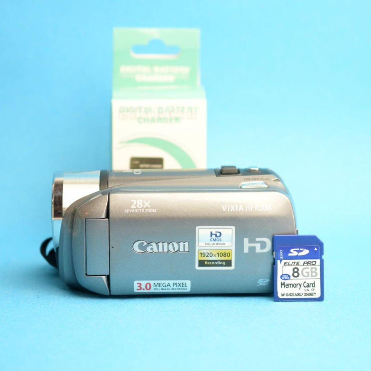 Canon VIXIA HF R200 Digital Camcorder | Full HD | Tested & Working | Grey