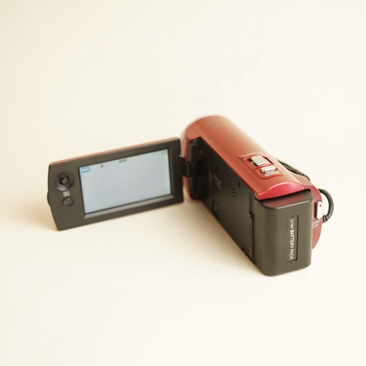 Sony Handycam HDR-CX220 Camcorder | Full HD | Tested & Working | Red