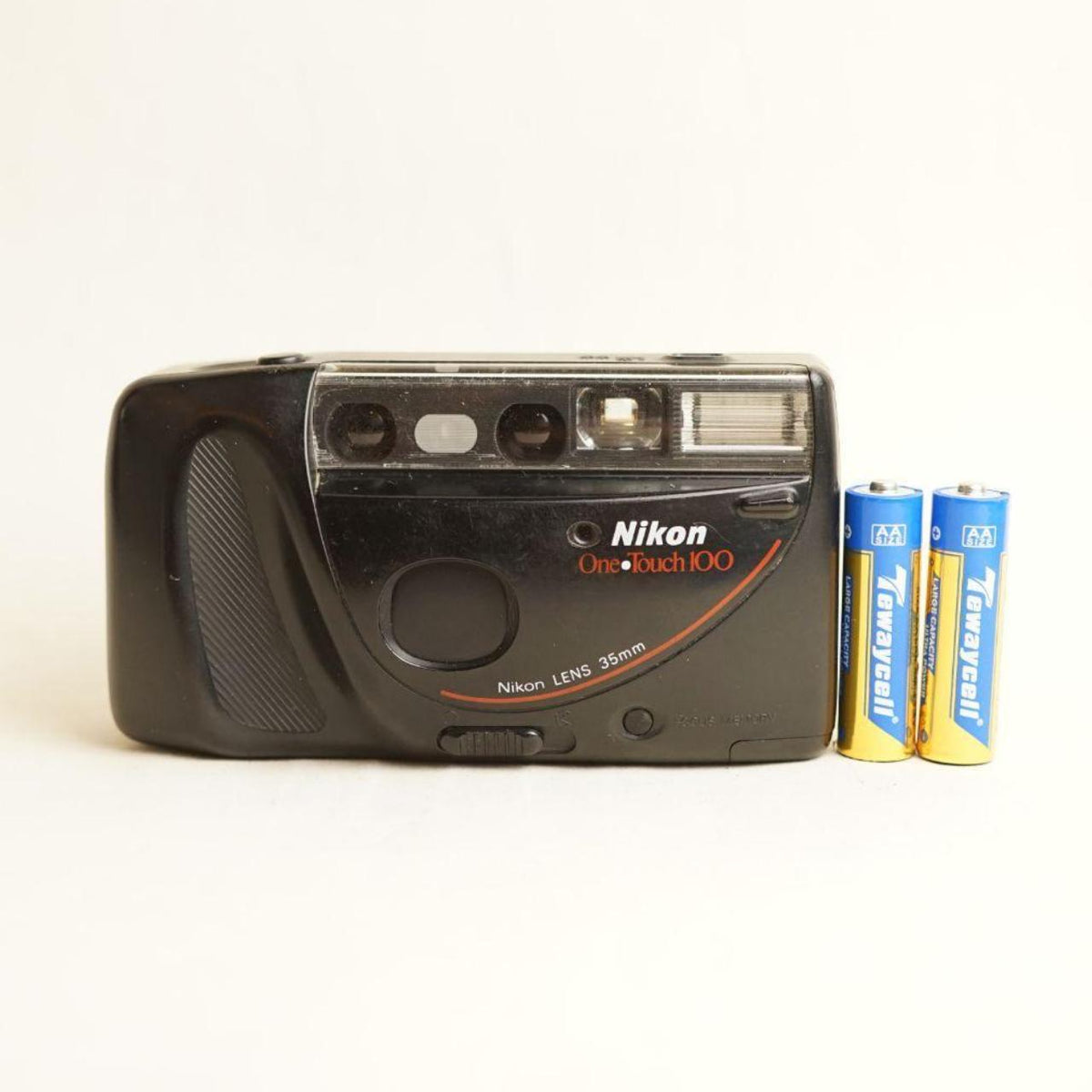 Nikon One Touch 100 Film Camera | 35mm Point & Shoot | Tested & Working | Black