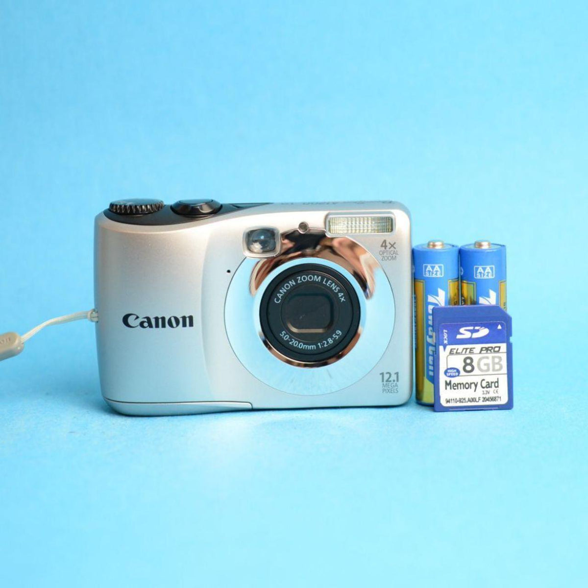 Canon PowerShot A1200 Digital Camera | 12.1MP | Tested & Working | Silver