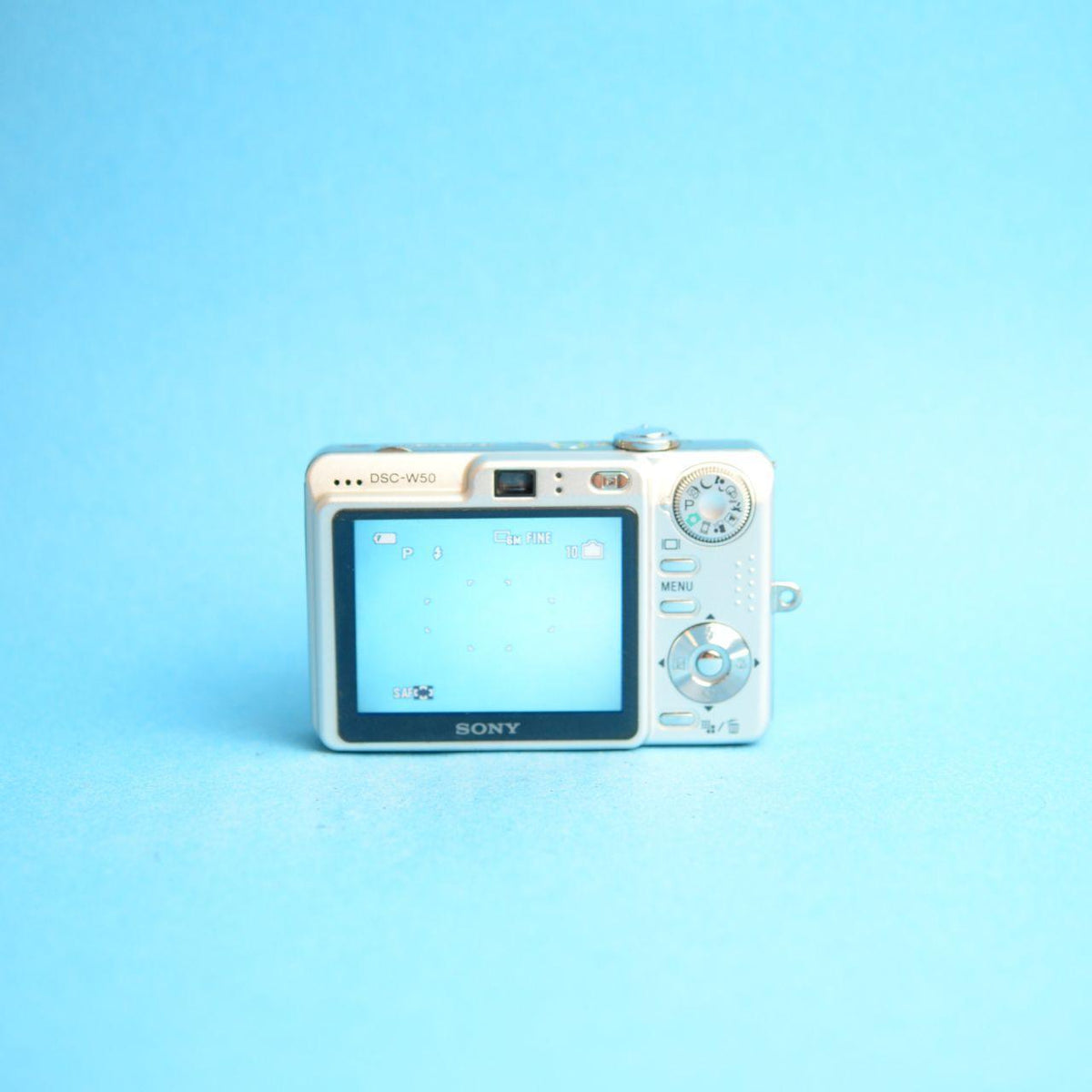 Sony Cyber-shot DSC-W50 Digital Camera | 6.0MP | Tested & Working | Silver
