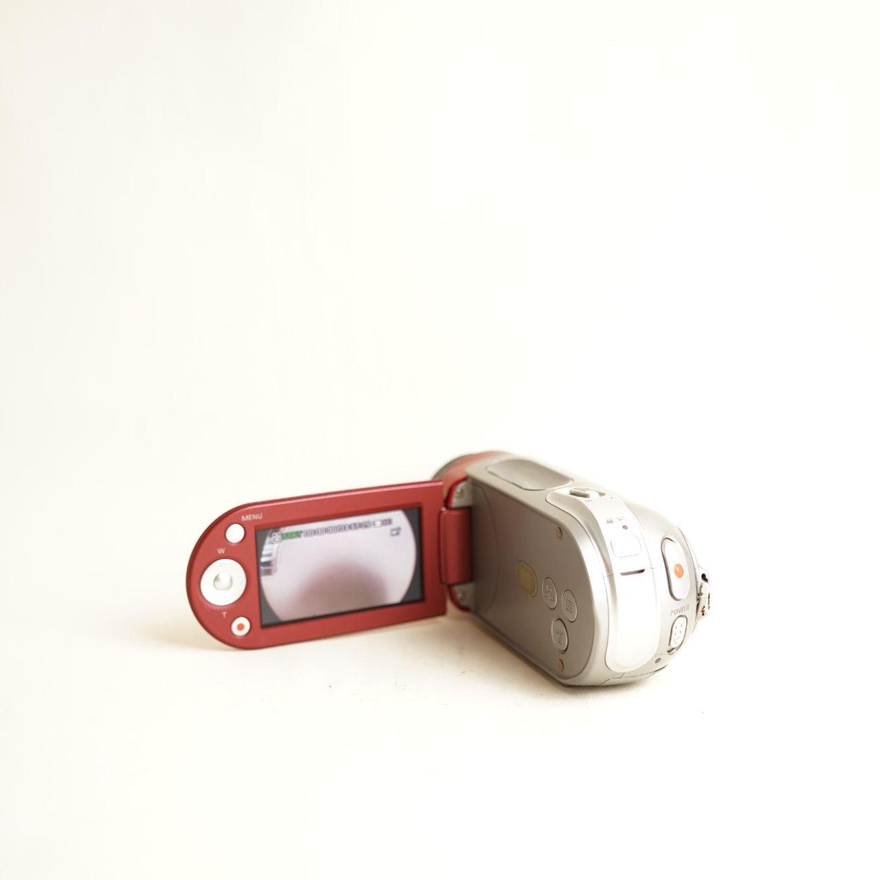 Samsung SC-MX20ER w/ 0.2x Fisheye Digital Camcorder | Tested & Working | Red