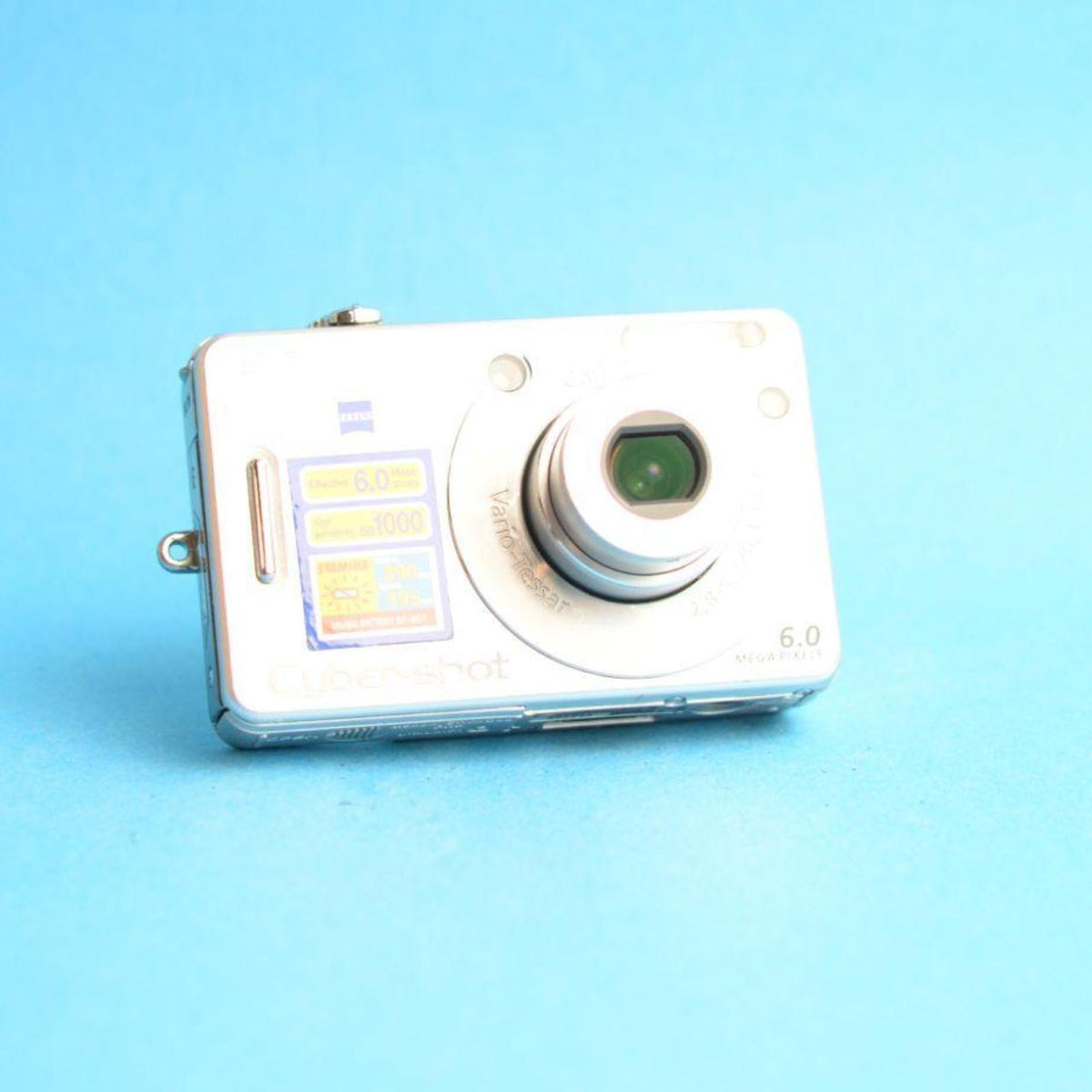 Sony Cyber-shot DSC-W50 Digital Camera | 6.0MP | Tested & Working | Silver