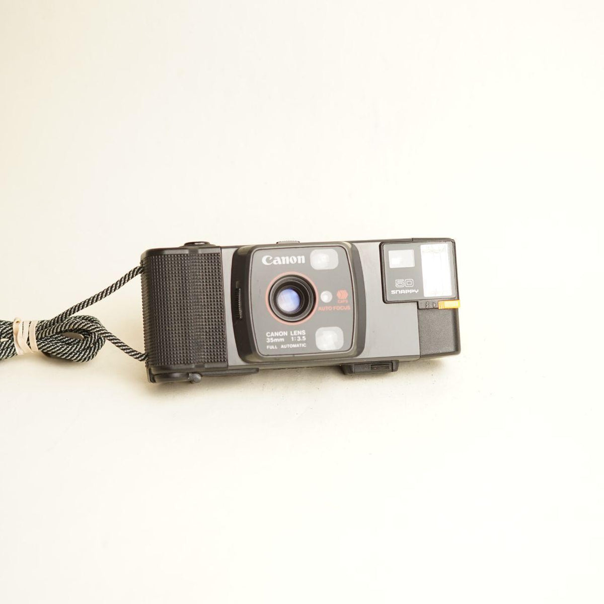 Canon Snappy 50 Film Camera | 35mm Point & Shoot | Tested & Working | Black & Grey