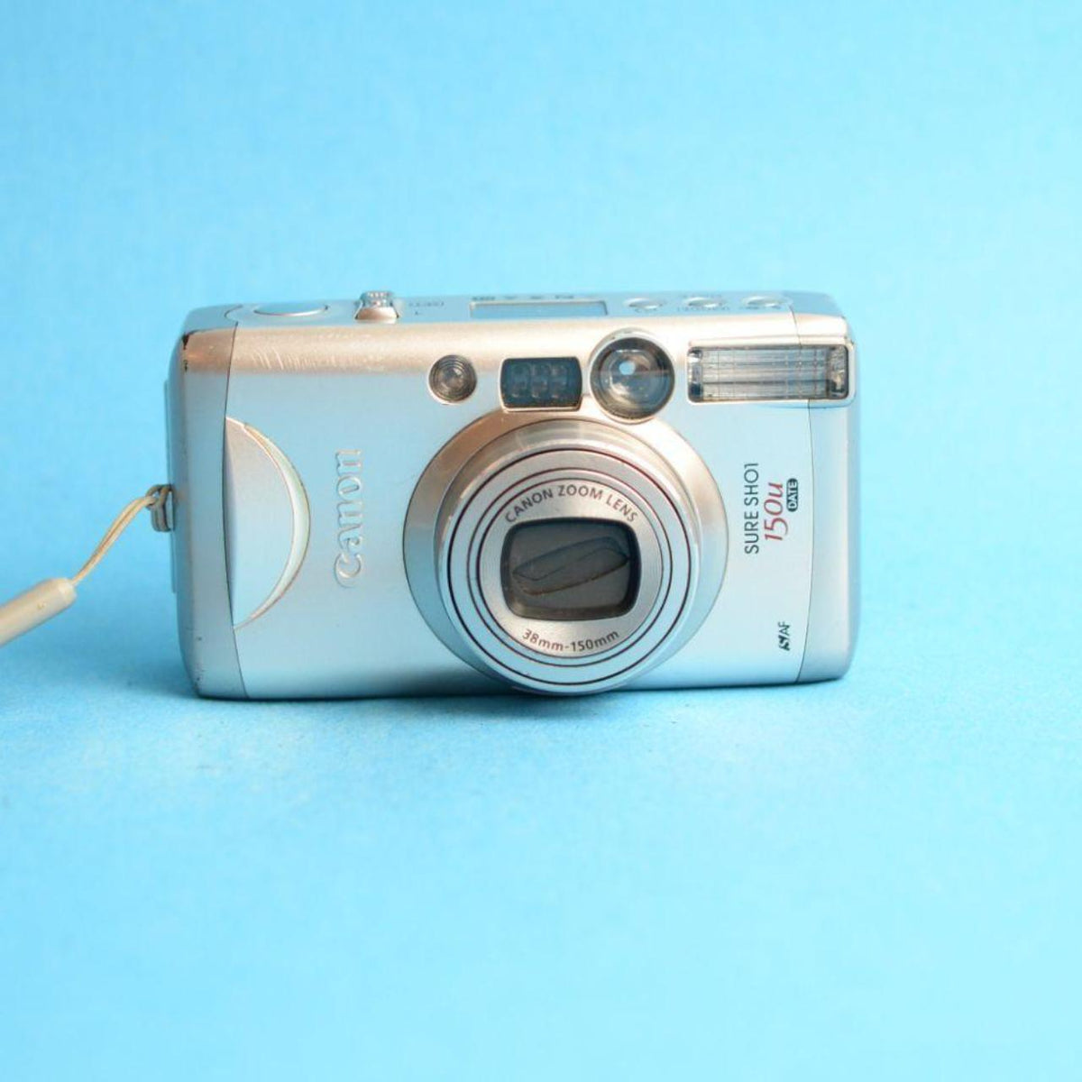 Canon Sure Shot 150u Film Camera | 35mm Point & Shoot | Tested & Working | Silver