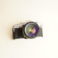 Olympus OM-F Film Camera + Olympus 35-105mm f/3.5-4.5 Lens | 35mm SLR | Tested & Working | Silver & Black