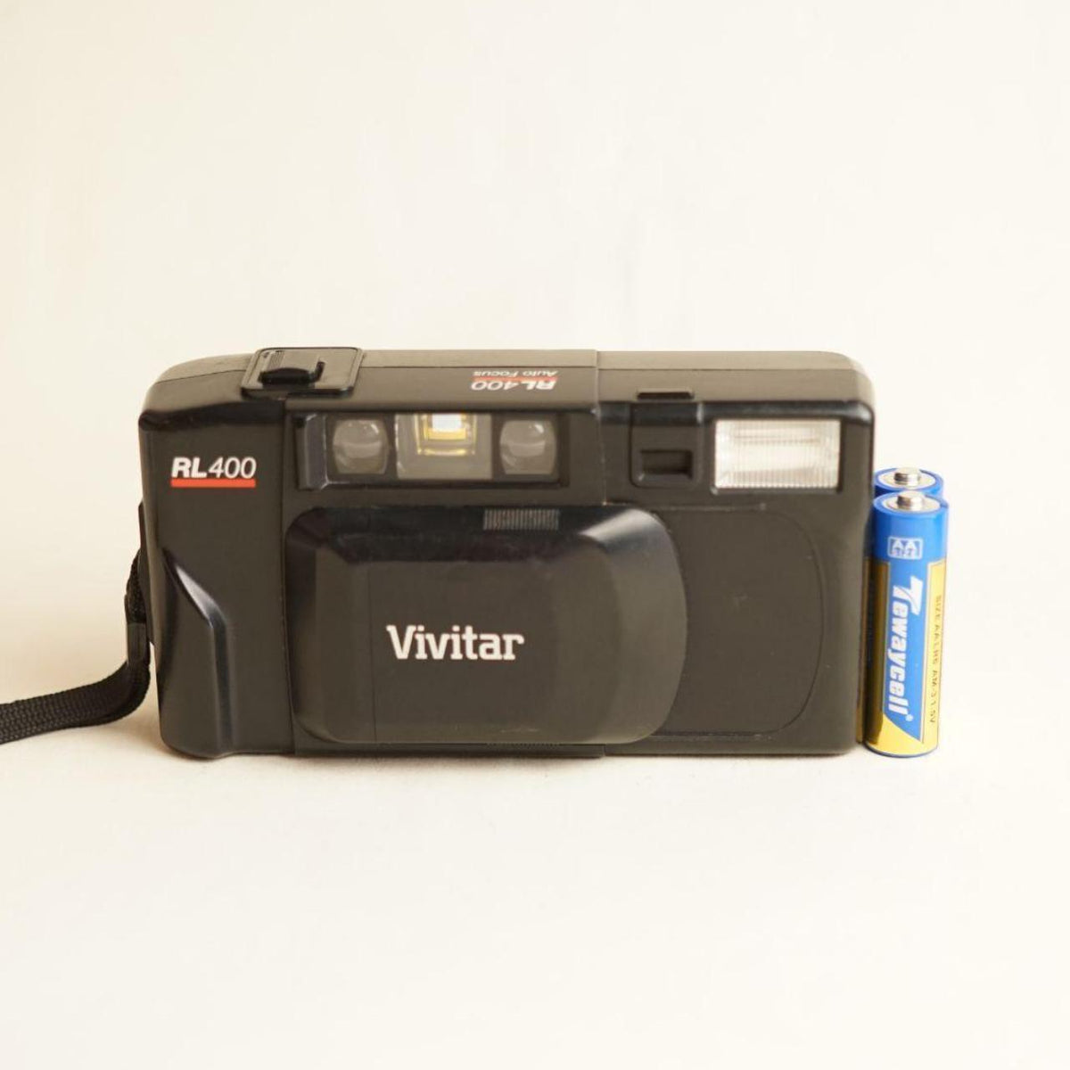 Vivitar RL400 Film Camera | 35mm Point & Shoot | Tested & Working | Black