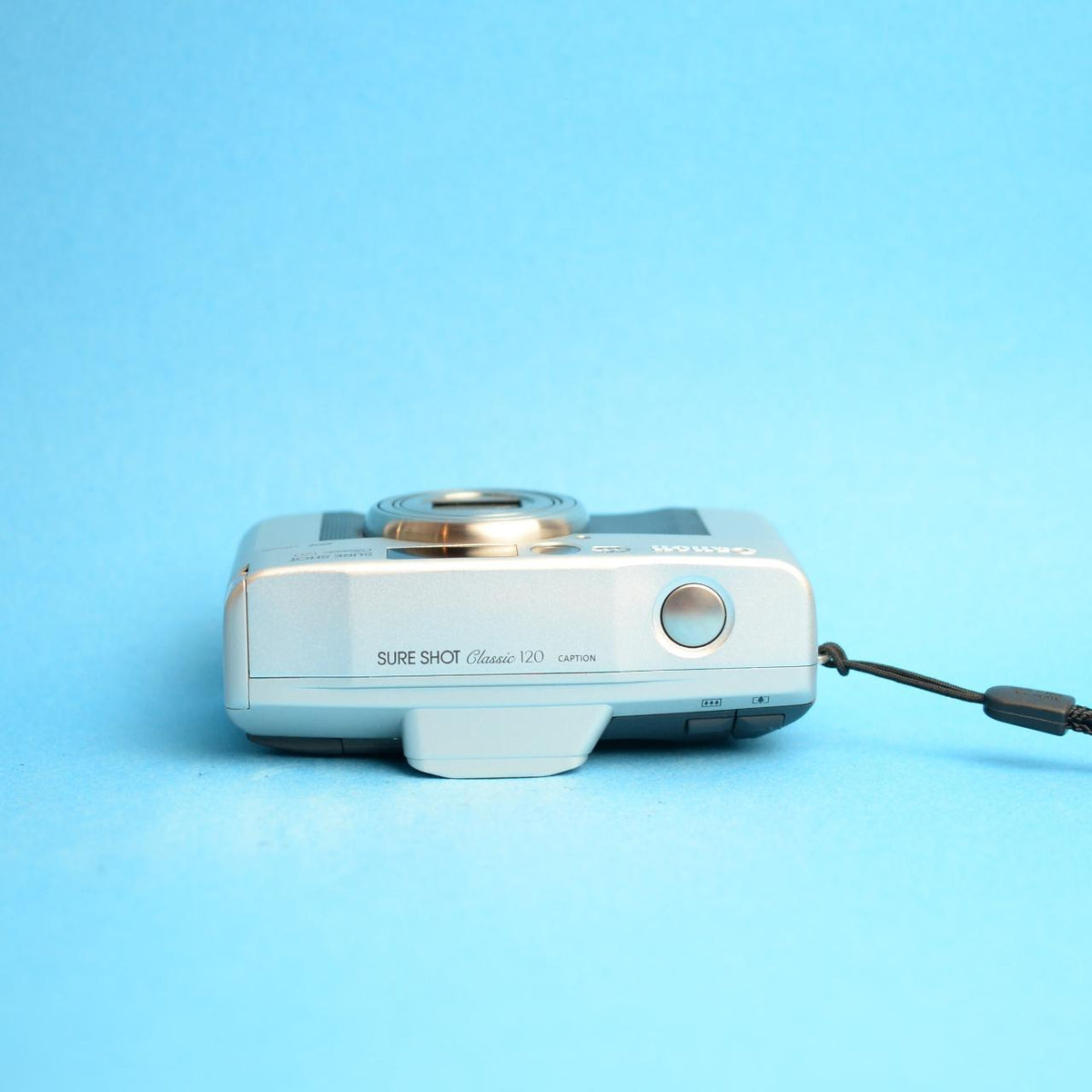 Canon Sure Shot Classic 120 Film Camera | 35mm Point & Shoot | Tested & Working | Silver & Black