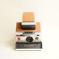 Polaroid SX-70 Land Camera | Instant Film Camera | Fully Refurbished Converted for 600 Film | Silver & Tan