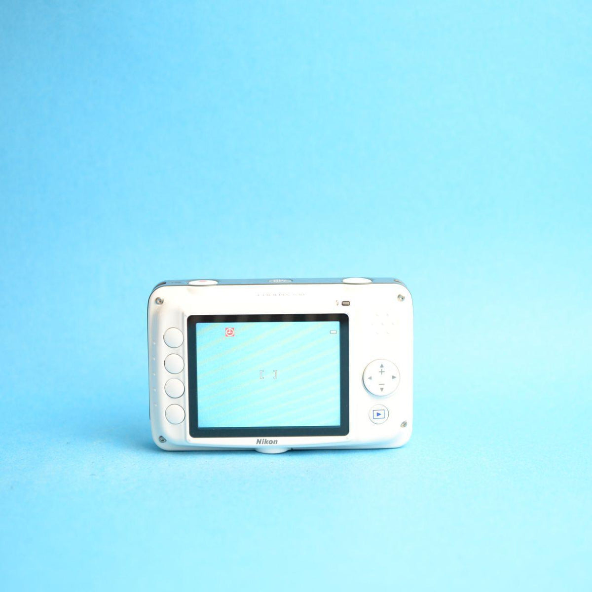 Nikon Coolpix S30 Digital Camera | 10MP | Waterproof | Tested & Working | White