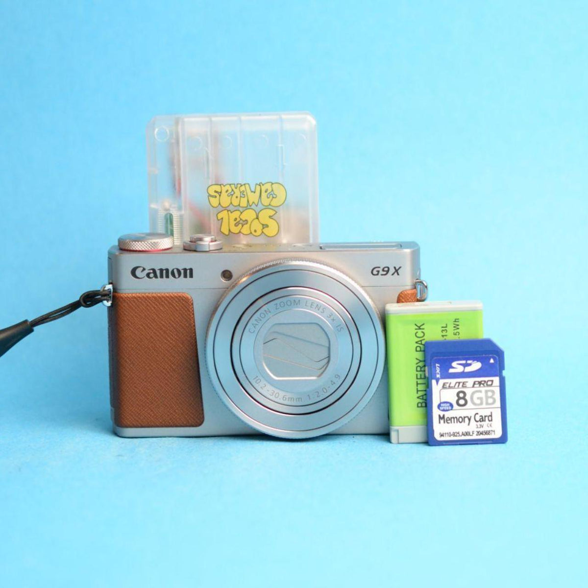 Canon PowerShot G9 X Digital Camera | 20.2MP 1" Sensor | Tested & Working | Silver