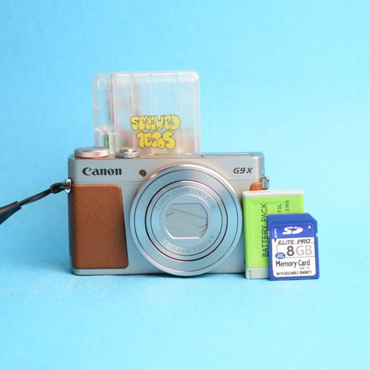 Canon PowerShot G9 X Digital Camera | 20.2MP 1" Sensor | Tested & Working | Silver