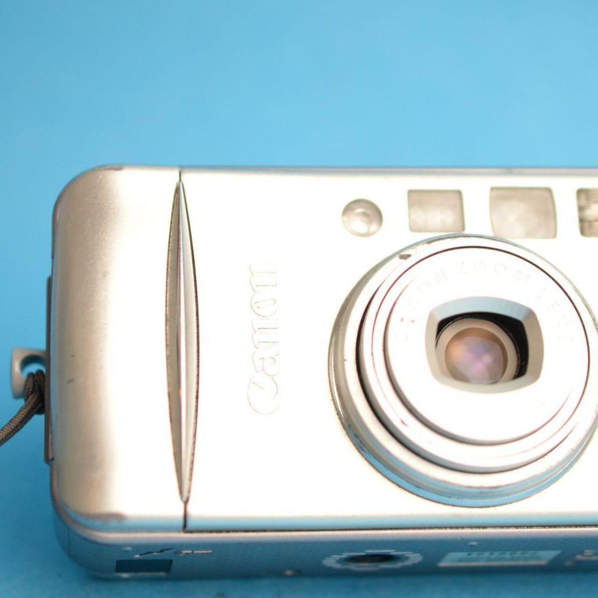 Canon Sure Shot 115u Date Film Camera | 35mm Point & Shoot | Tested & Working | Silver