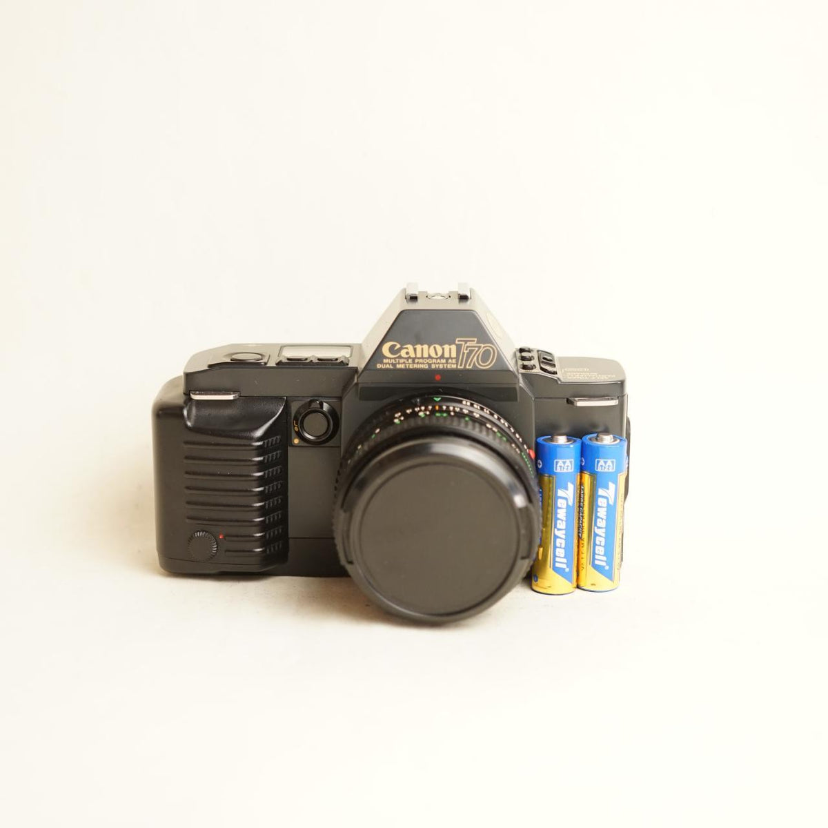 Canon T70 Film Camera | 35mm SLR | Tested & Working | Black | FD 50mm f/1.8 Lens