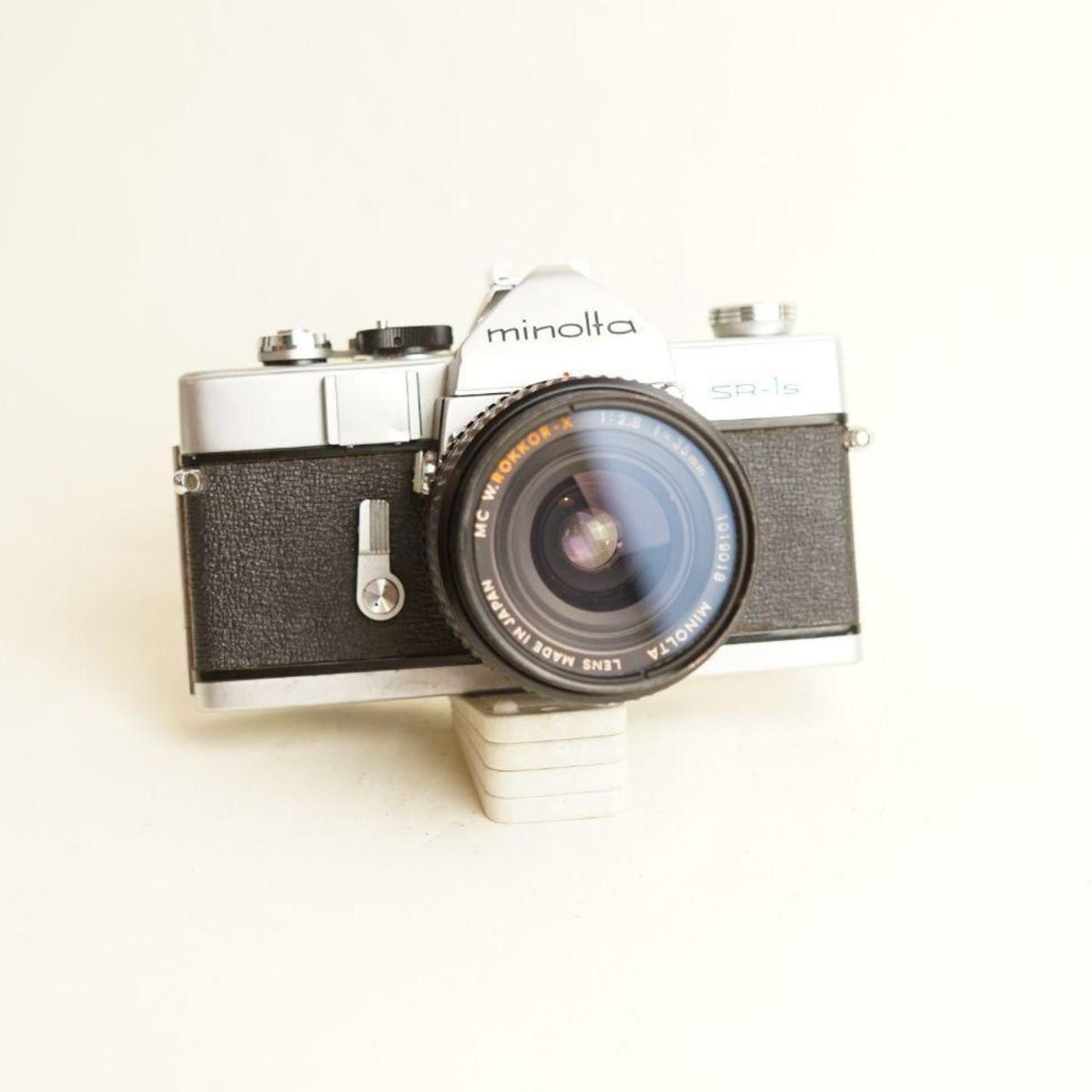 Minolta SR-1s 35mm Film Camera | FULL CLA | Rokkor-X 35mm f/2.8 Lens | Tested & Working
